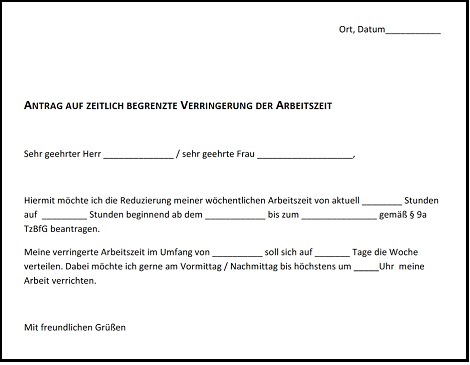 Antrag Brueckentage