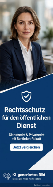 Rechtsschutz für den öffentlichen Dienst - KI-generiertes Bild - Anzeige