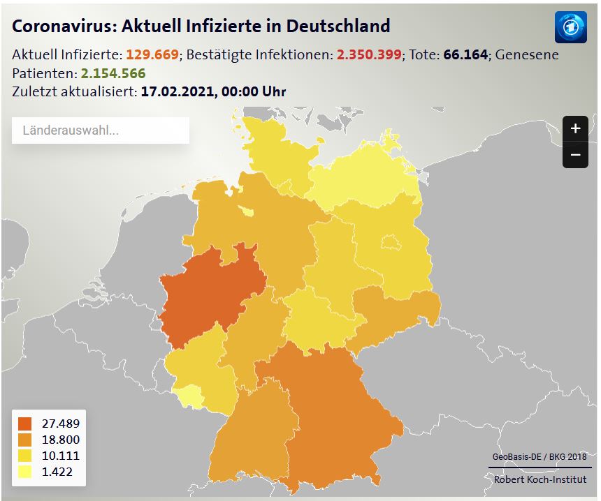 Coronavirus Infizierte