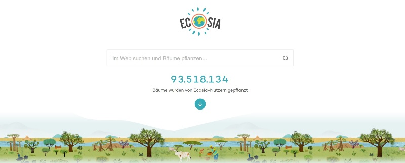 Ecosia Suchmaschine